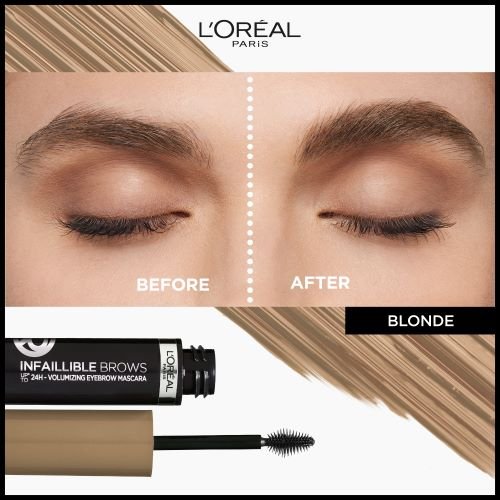 Website Infailliblebrowmascara Eu Before After Blonde
